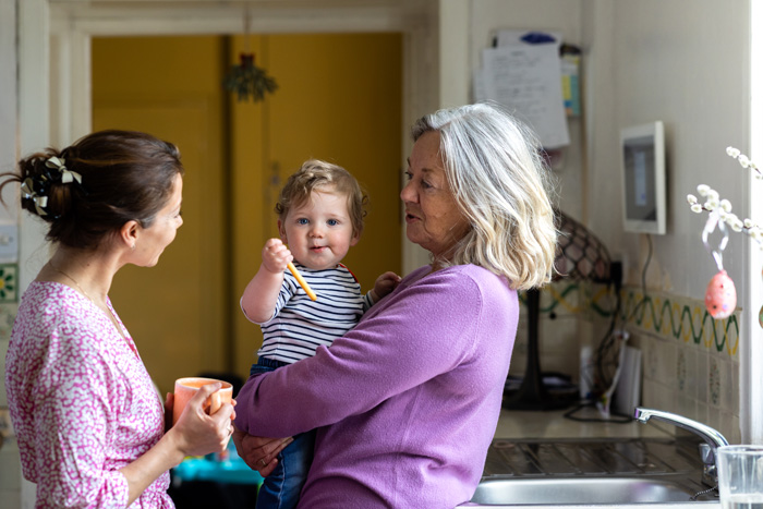 Mother, Daughter & Granddaughter in the kitchen